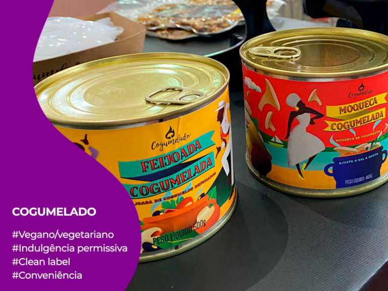 Alimentos feitos com cogumelos: plant-based, 100% natural, sem conservantes e sem colesterol (sabores feijoada e moqueca)