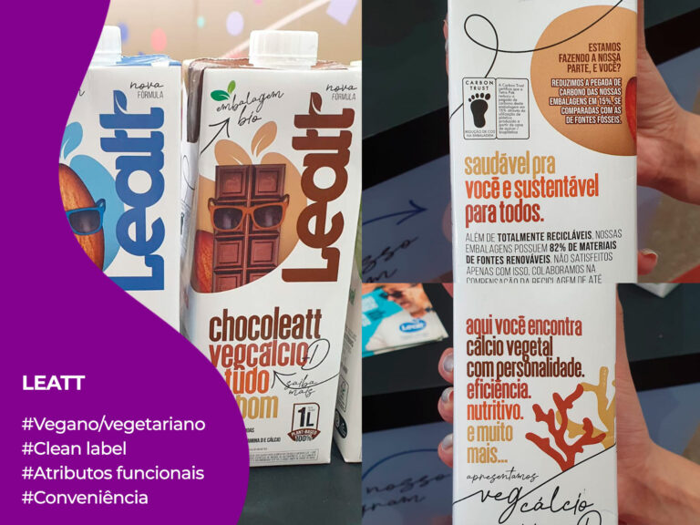 Leite vegetal de amêndoas, castanhas, coco e sabor chocolate, 100% plant-based, livre de gorduras saturadas e rico em gorduras saudáveis